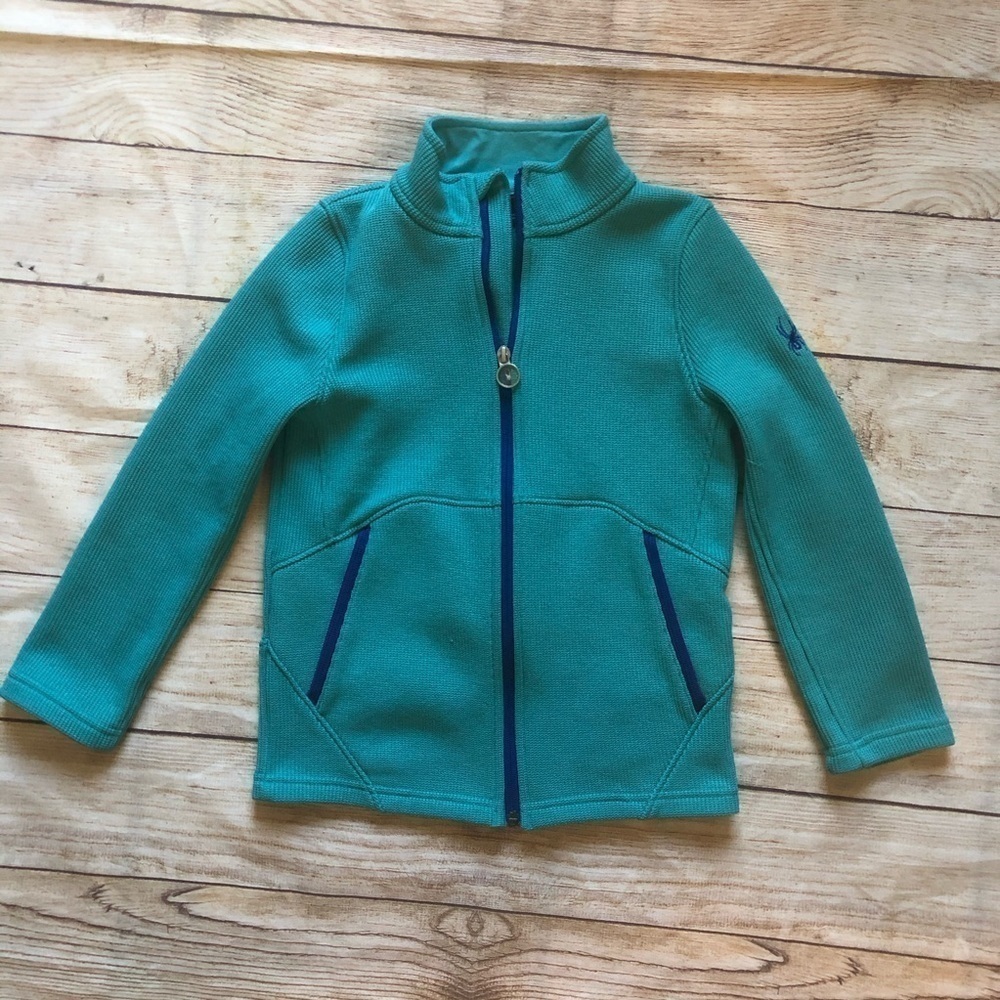 Spyder Teal Zip Up‎